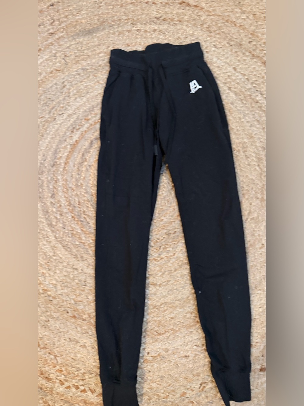 Women’s Black Jogger Sweatpants with Logo